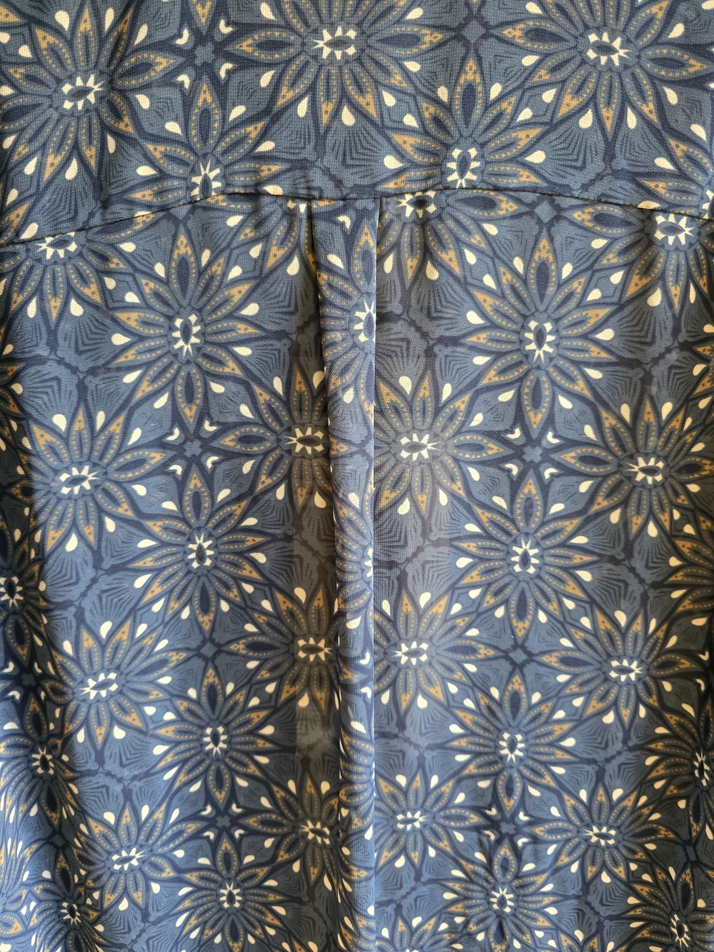 H&M Womens Semi Sheer Sunburst Printed Button-Front Cover Up Duster - Picture 10 of 11